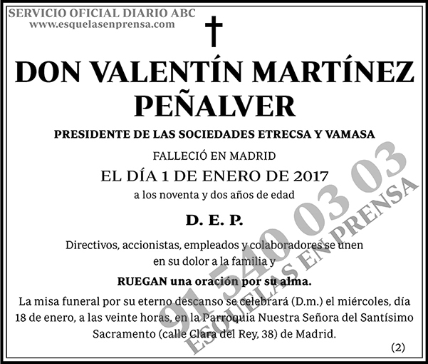 Valentín Martínez Peñalver